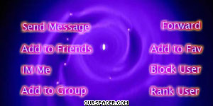 purple galactic swirl contact table