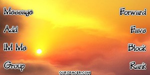 far away bright sun setting contact table