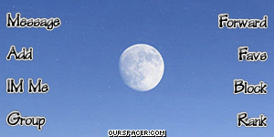 our moon on a clear day contact table