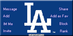 los angeles dodgers contact table