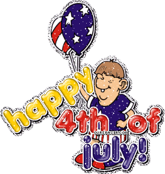 happy 4th of july balloons myspace, friendster, facebook, and hi5 comment graphics