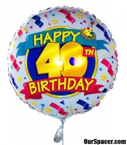 happy 40th birthday graphics