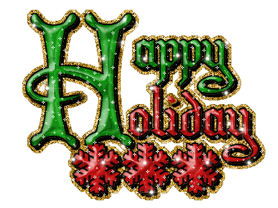 happy holiday myspace, friendster, facebook, and hi5 comment graphics