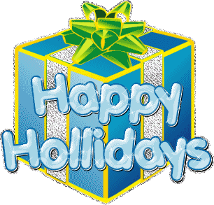 happy holidays gift graphics