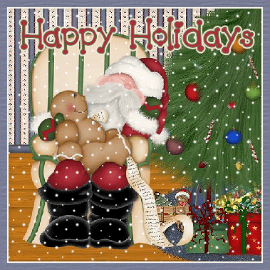 happy holidays santa ugly kid myspace, friendster, facebook, and hi5 comment graphics