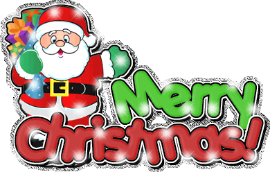 merry christmas from santa myspace, friendster, facebook, and hi5 comment graphics