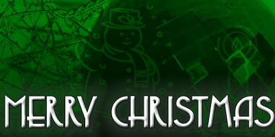 merry christmas green graphics