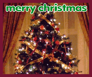 merry christmas tree myspace, friendster, facebook, and hi5 comment graphics