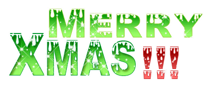 merry xmas green myspace, friendster, facebook, and hi5 comment graphics