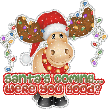 santa's coming were you good myspace, friendster, facebook, and hi5 comment graphics