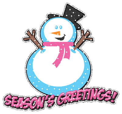 seasons greetings snowman myspace, friendster, facebook, and hi5 comment graphics