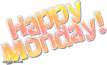 happy monday yellow myspace, friendster, facebook, and hi5 comment graphics