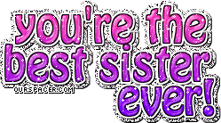 you're the best sister ever graphics