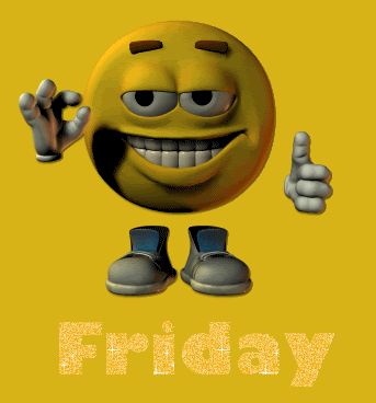 Big Smiley Friday myspace, friendster, facebook, and hi5 comment graphics