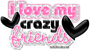 I love my crazy friends graphics