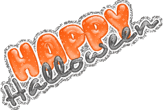 happy halloween script graphics