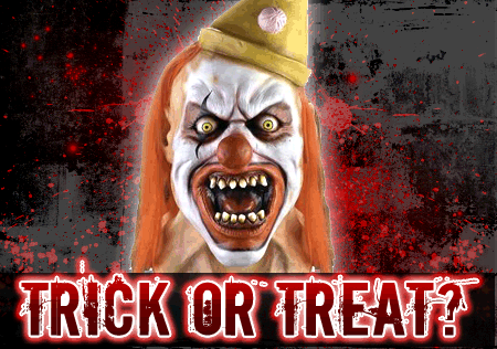 trick or treat clown graphics