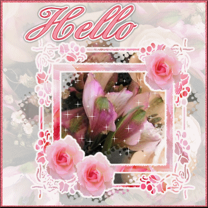 hello flowers graphics