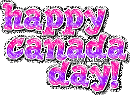 happy canada day pink graphics