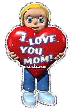 i love you mom from kid graphics