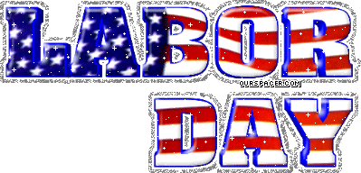 labor day flag letters graphics