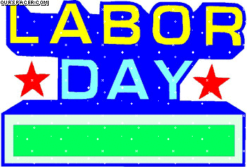 labor day green graphics