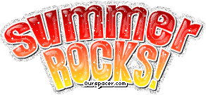 summer rocks red myspace, friendster, facebook, and hi5 comment graphics