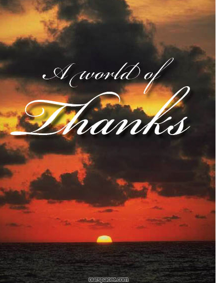 a world of thanks graphics