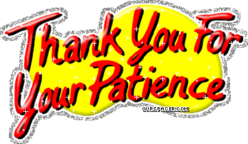 thank you for your patience graphics
